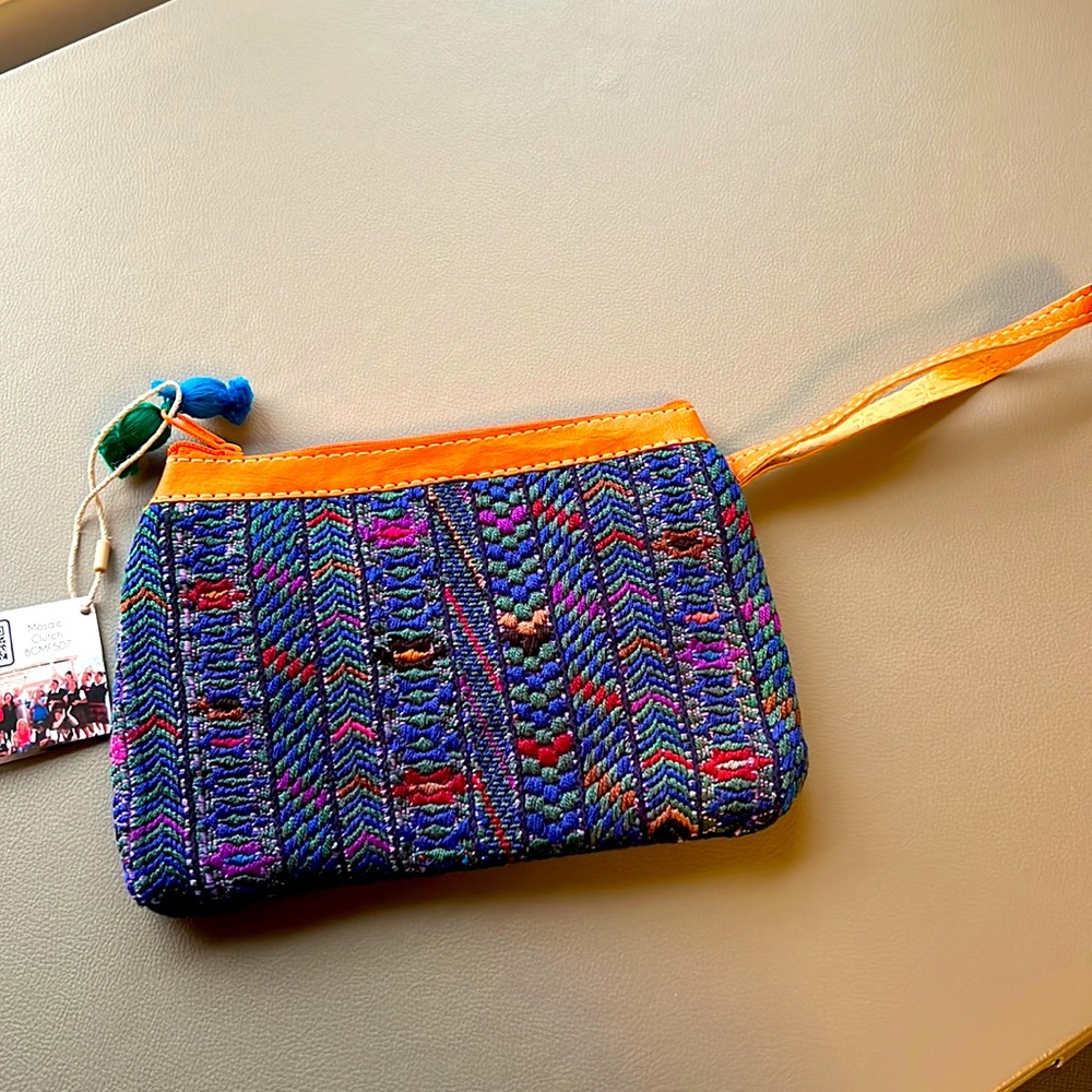 Trades of Hope Mosaic Woven clutch